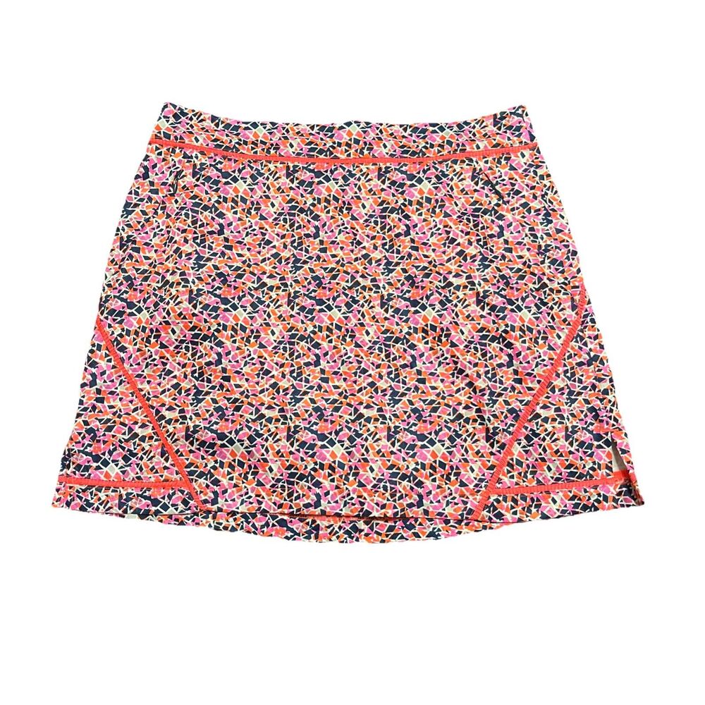 LADY HAGEN Mini Skort Womens 8 Pink Stretch Pocket Shorts Skirt Hike Golf